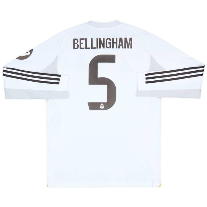 2025-26 Real Madrid Home L/S Shirt Bellingham #5