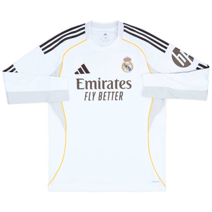 2025-26 Real Madrid Home L/S Shirt Bellingham #5