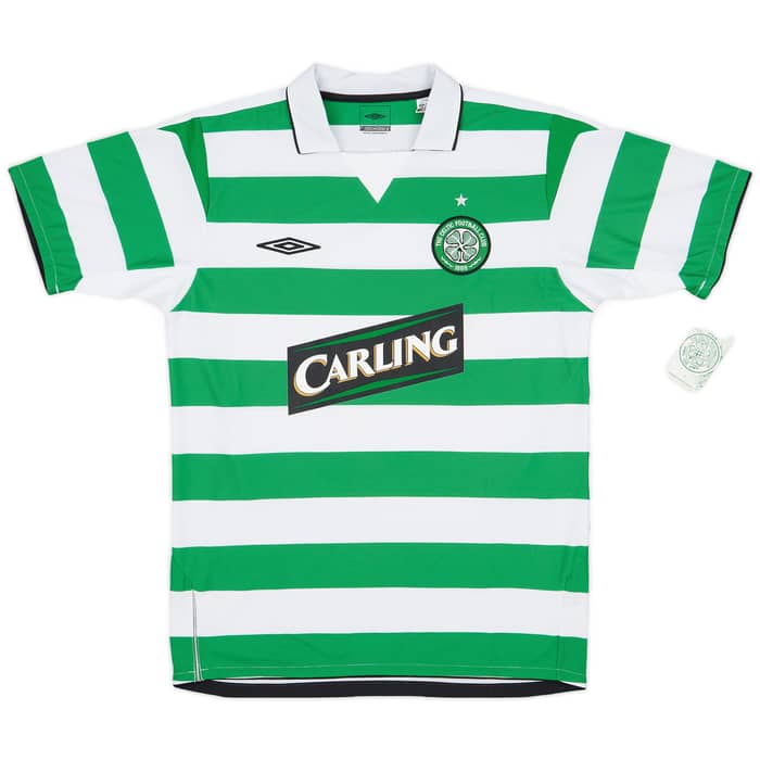2004-05 Celtic Home Shirt Juninho #7 (M)