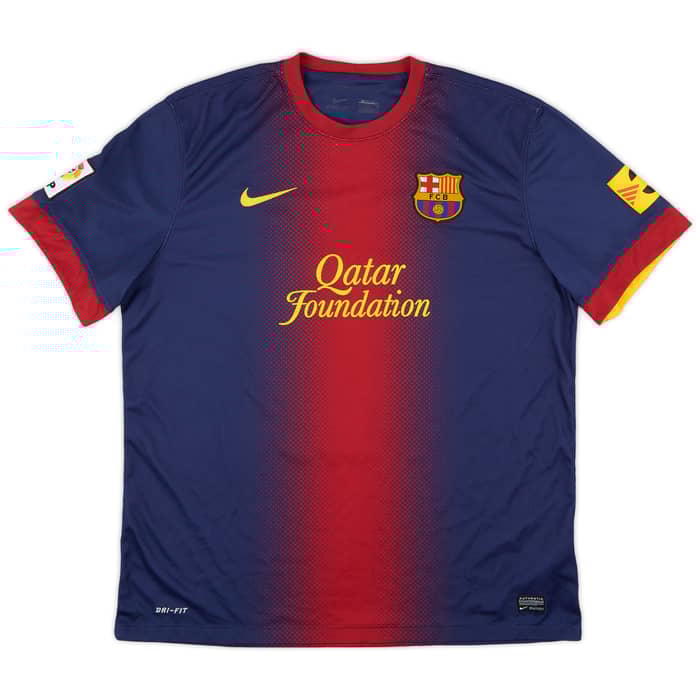 2012-13 Barcelona Home Shirt Messi #10 - 6/10 - (XL)