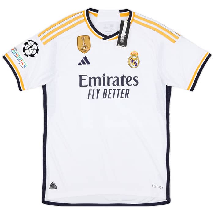 2023-24 Real Madrid Authentic Home CL Shirt Brahim #21 - 9/10 - (L)