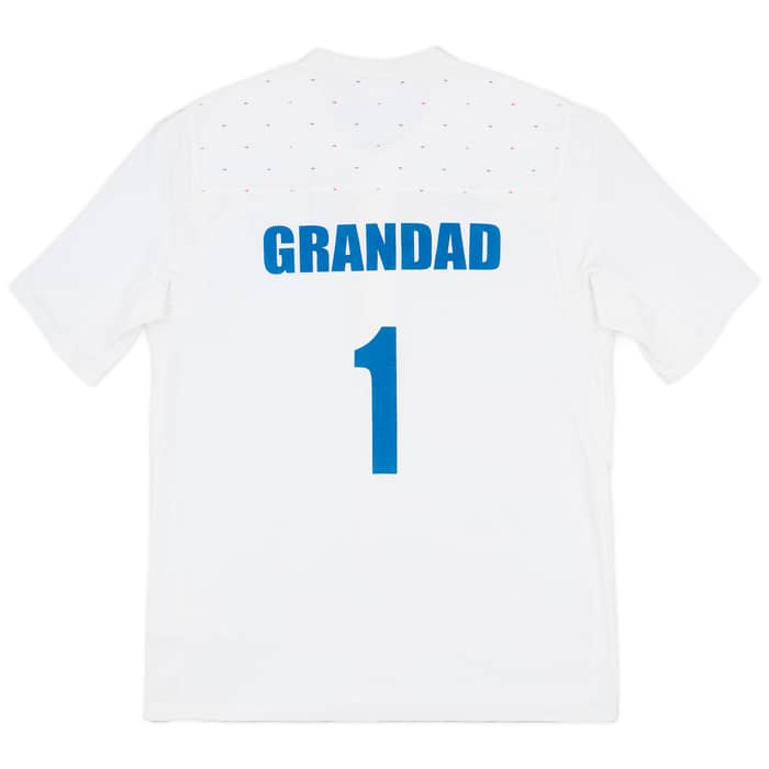 2010-11 England Home Shirt Grandad #1 - 7/10 - (XL)
