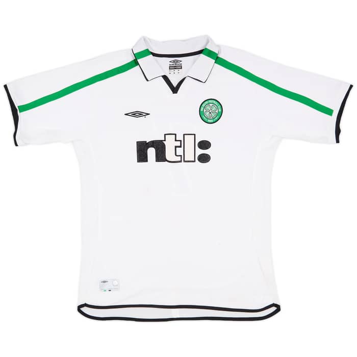2001-02 Celtic Away Shirt Larsson #7 - 7/10 - (XL)