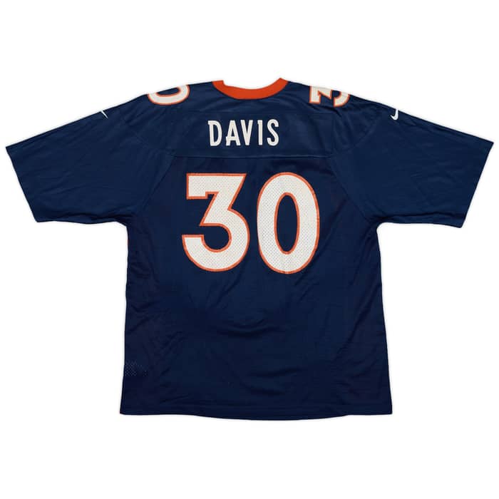 1997-00 Denver Broncos Davis #30 Nike Home Jersey - 6/10 - (XL)