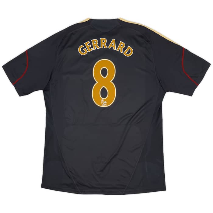 2009-10 Liverpool Away Shirt Gerrard #8 - 5/10 - (XL)
