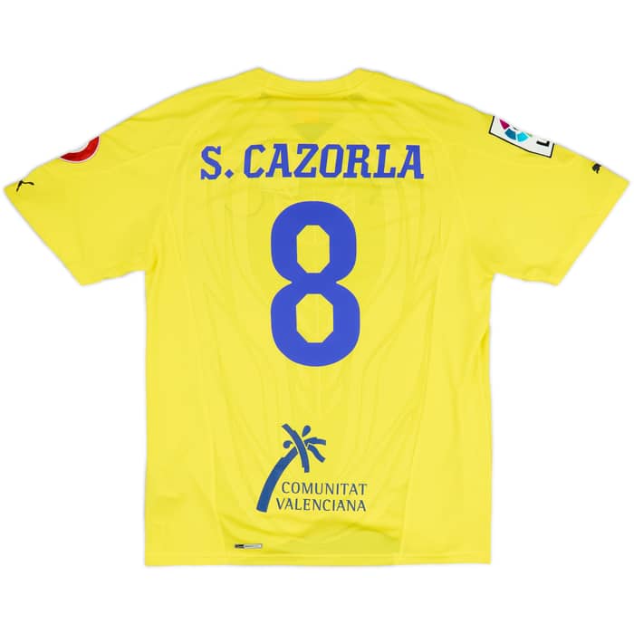2010-11 Villarreal Home Shirt Cazorla #8