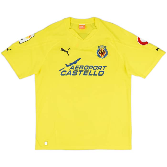 2010-11 Villarreal Home Shirt Cazorla #8