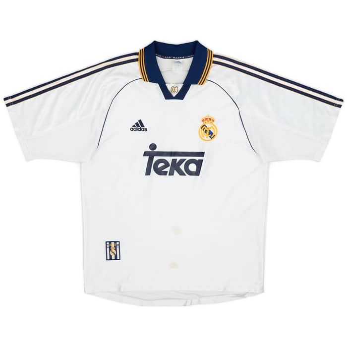 1998-00 Real Madrid Home Shirt Raul #7 - 5/10 - (M)