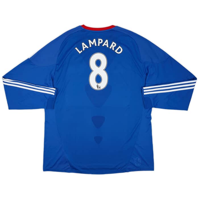 2010-11 Chelsea Home L/S Shirt Lampard #8 - 9/10 - (3XL)
