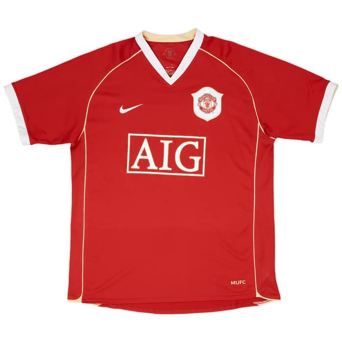 2006-07 Manchester United Home Shirt Carrick #16 - 6/10 - (XL)