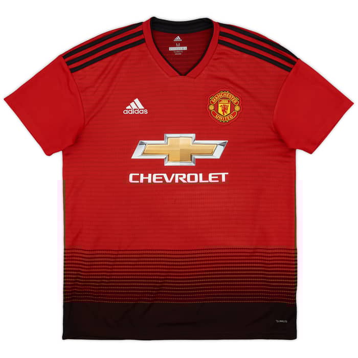 2018-19 Manchester United Home Shirt Young #18 - 9/10 - (M)