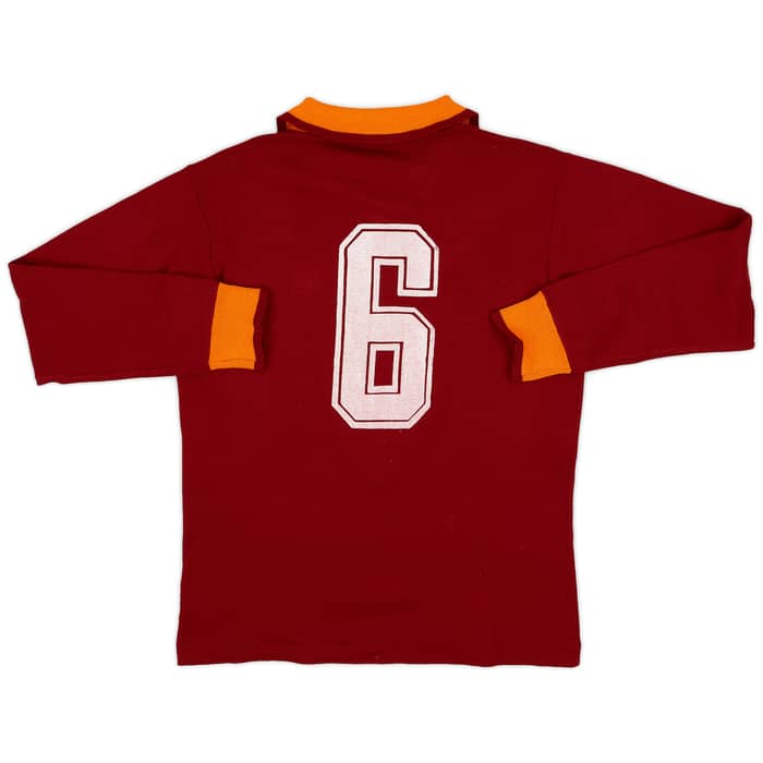 1982-83 Roma Home L/S Shirt #6 - 7/10 - (S)