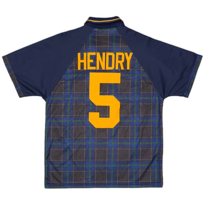 1994-96 Scotland Home Shirt Hendry #5 - 9/10 - (L)