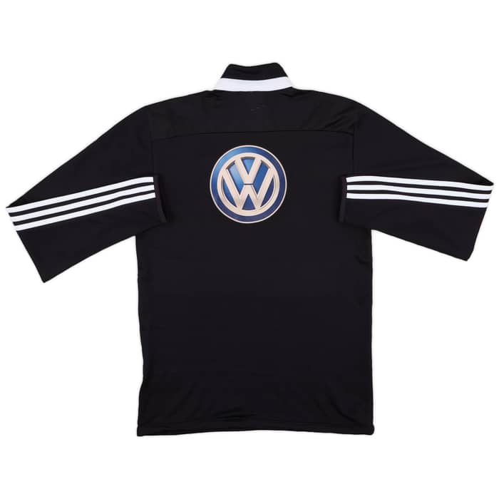 2013-14 Wolfsburg adidas 1/4 Zip Training Top - 9/10 - (S)