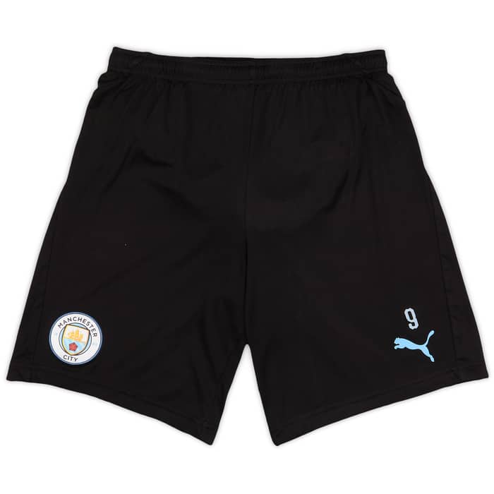 2019-20 Manchester City Player Issue Training Shorts # - 7/10 - (S)