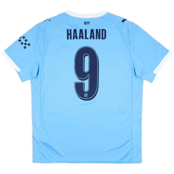 2025-26 Manchester City Home Shirt Haaland #9