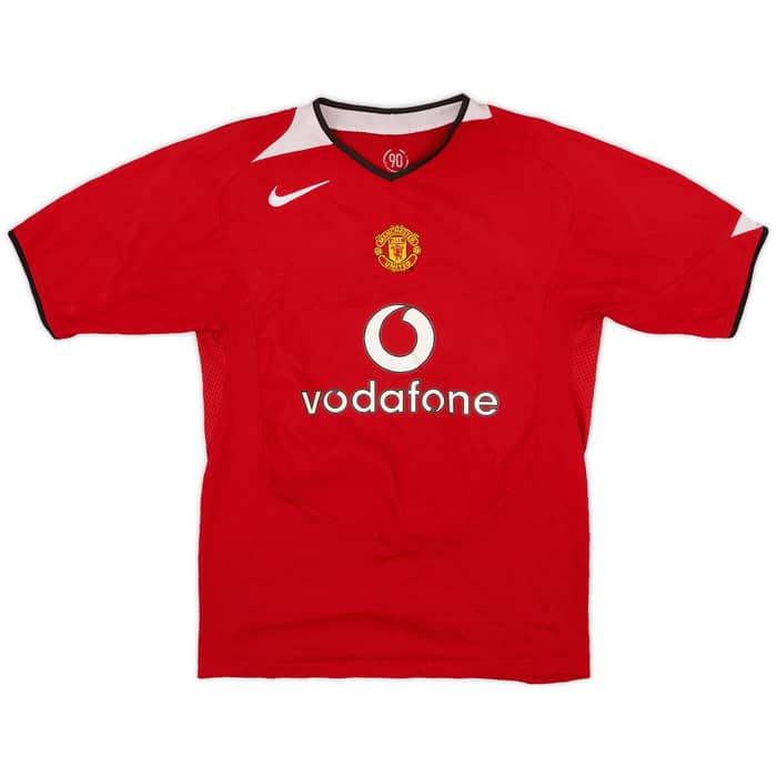 2004-06 Manchester United Home Shirt van Nistelrooy #10 - 7/10 - (XL.Boys)