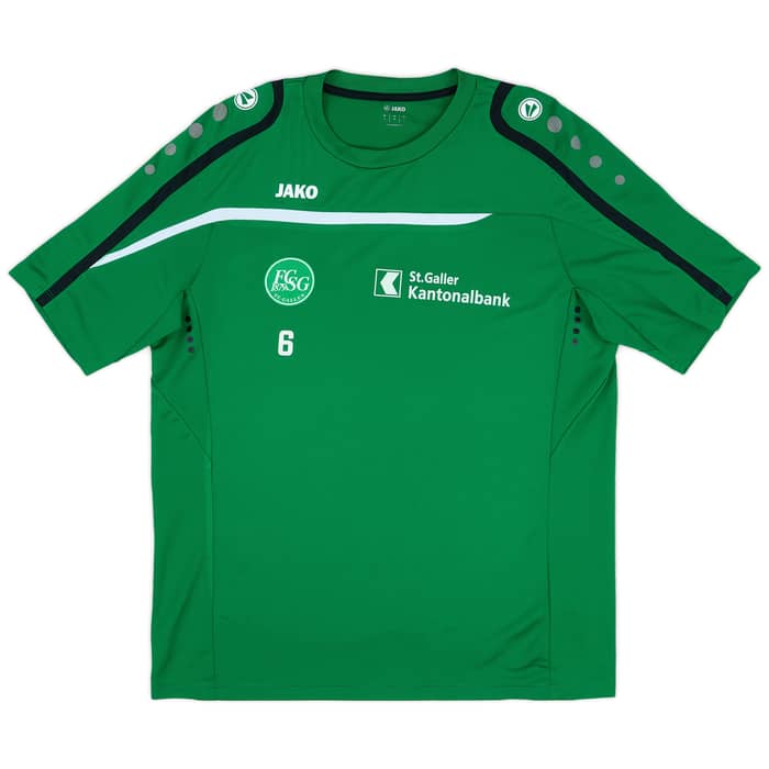 2022-23 St Gallen Player Issue Training Shirt # - 5/10