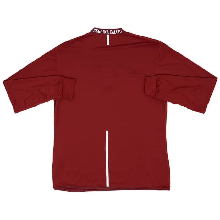 2009-10 Reggina Home L/S Shirt - 9/10 - (L)