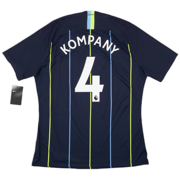 2018-19 Manchester City Player Issue Away Shirt Kompany #4 (XL)