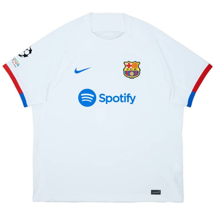 2023-24 Barcelona Away Shirt Gavi #6 - 8/10 - (XXL)