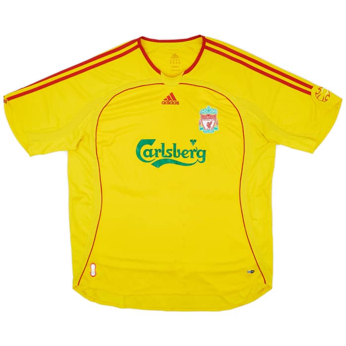 2006-07 Liverpool Away Shirt Gerrard #8 - 5/10 - (XL)