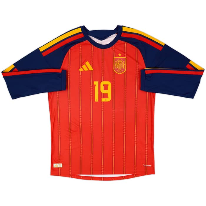 2026-27 Spain Authentic Home L/S Shirt Lamine Yamal #19