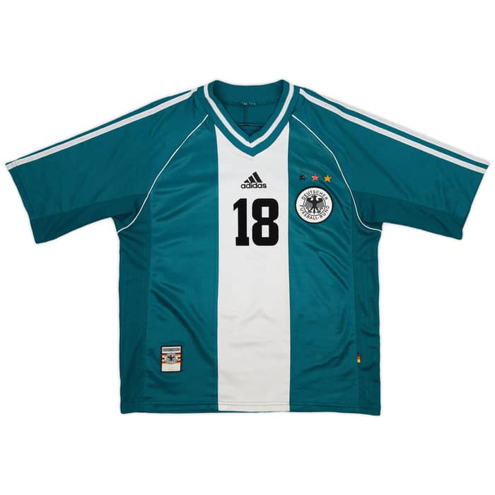 1998-00 Germany Away Shirt Klinsmann #18 - 6/10 - (L)