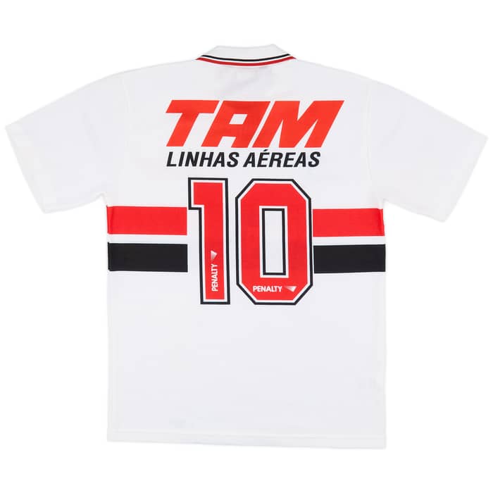 1991 Sao Paulo Home Shirt #10 - 8/10 - (M)