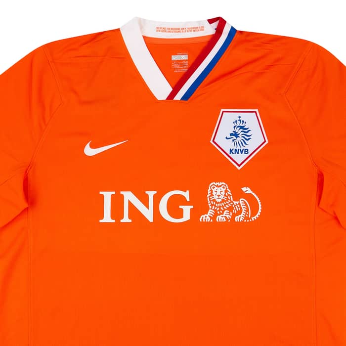2008-10 Holland Match Issue Home Shirt #8