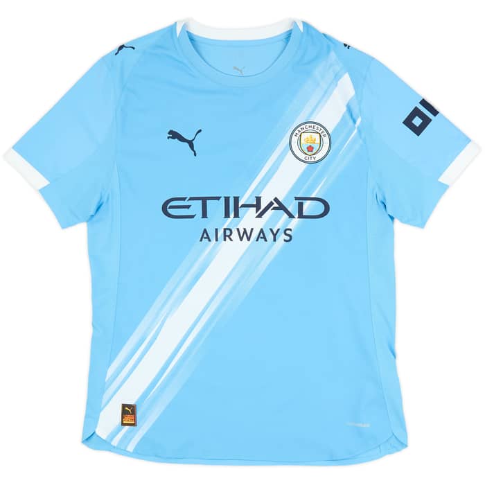 2025-26 Manchester City Authentic Home Shirt Semenyo #42