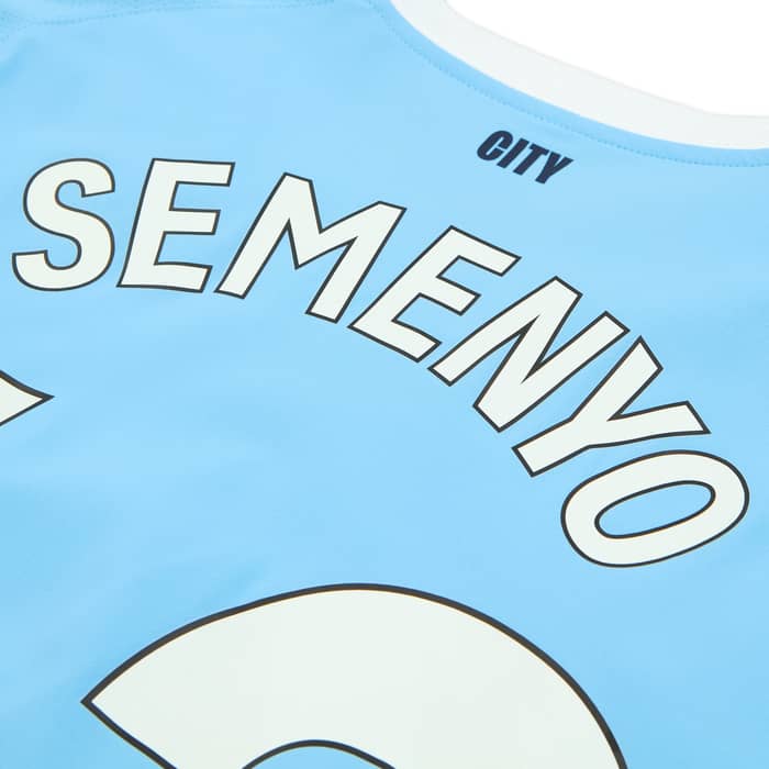 2025-26 Manchester City Authentic Home Shirt Semenyo #42