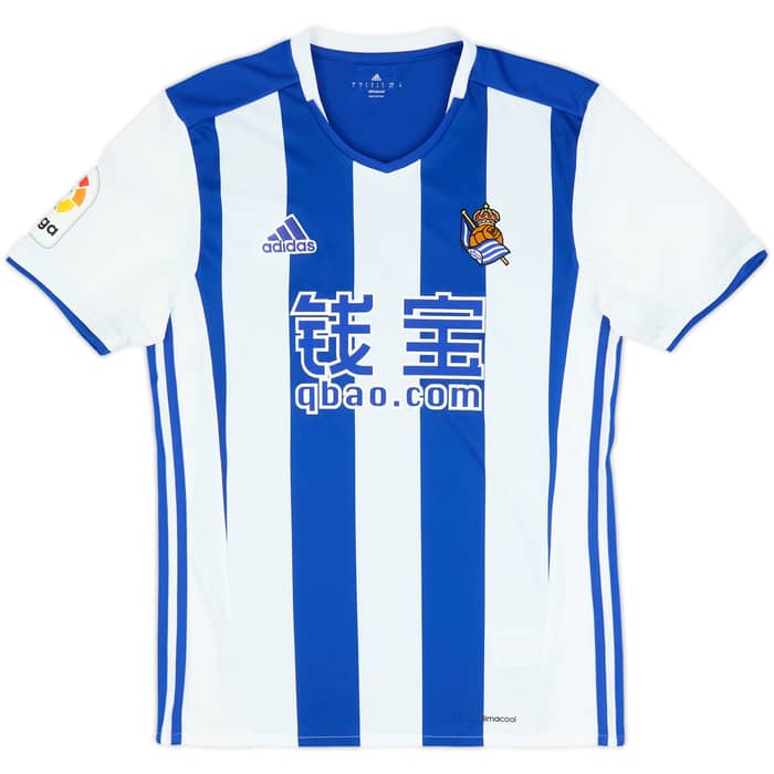 2016-17 Real Sociedad Home Shirt Oyarzabal #18