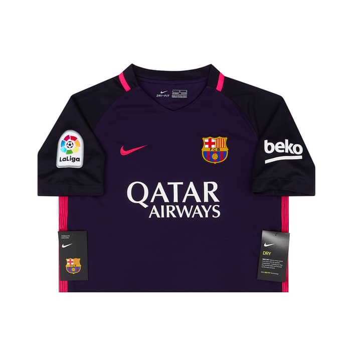 2016-17 Barcelona Away Shirt (KIDS)