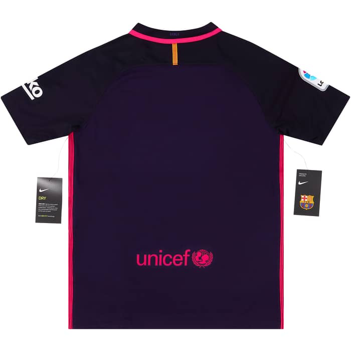 2016-17 Barcelona Away Shirt (KIDS)