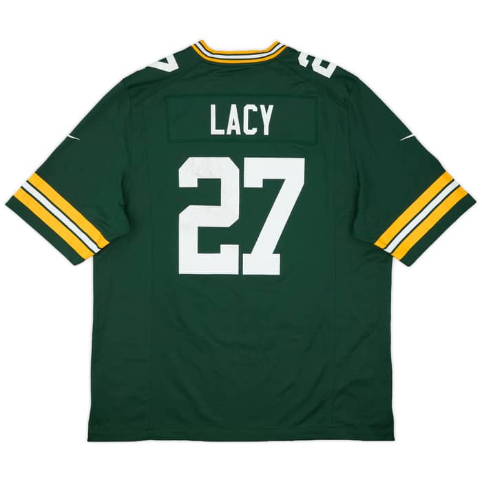 2013-16 Green Bay Packers Lacy #27 Nike Game Home Jersey - 5/10 - (XL)