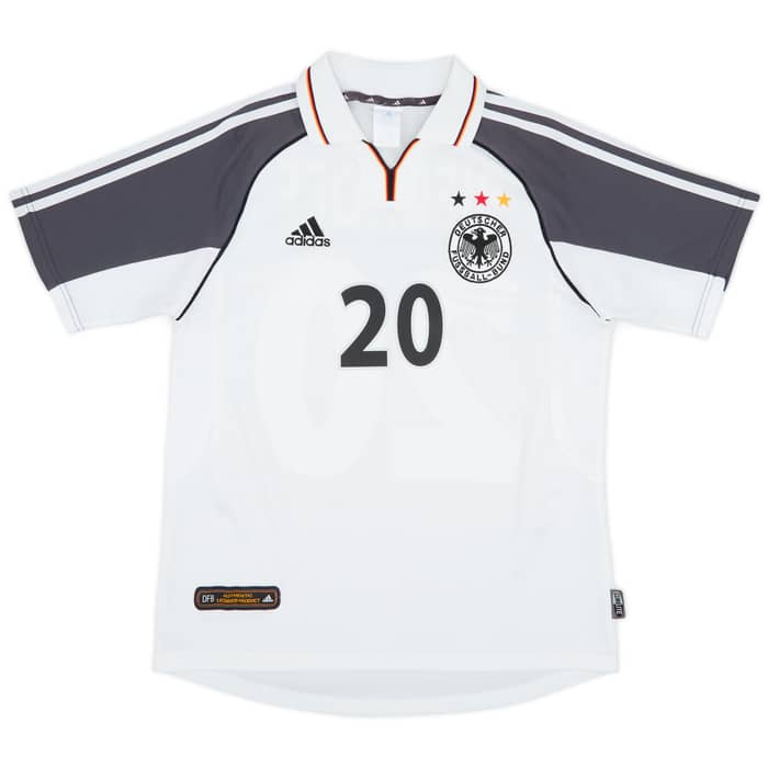 2000-02 Germany Home Shirt Bierhoff #20 - 8/10 - (S)