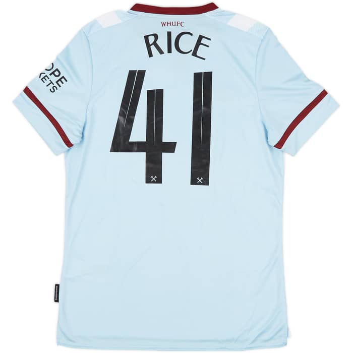 2021-22 West Ham Away Shirt Rice #41 (M)