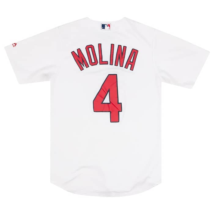 2012-18 St. Louis Cardinals Molina #4 Majestic Jersey (Home) S