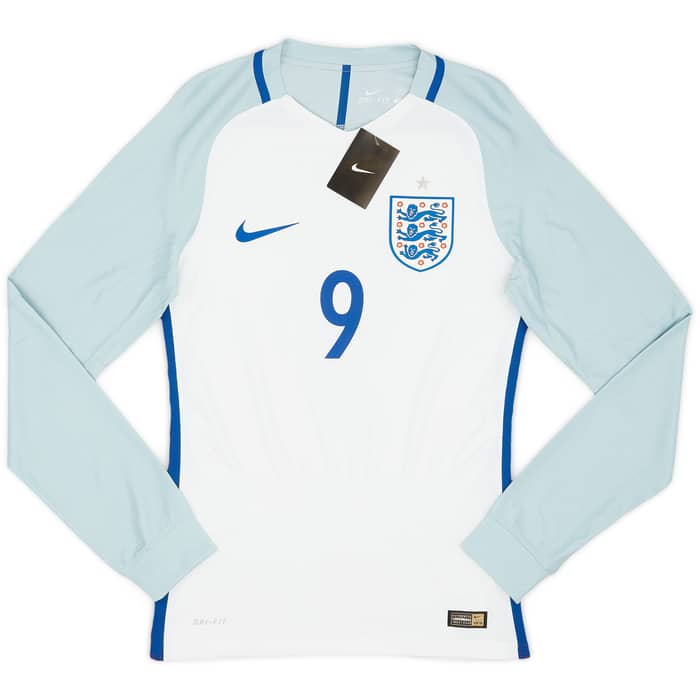 2016-17 England Player Issue Home L/S Shirt Kane #9 (S)