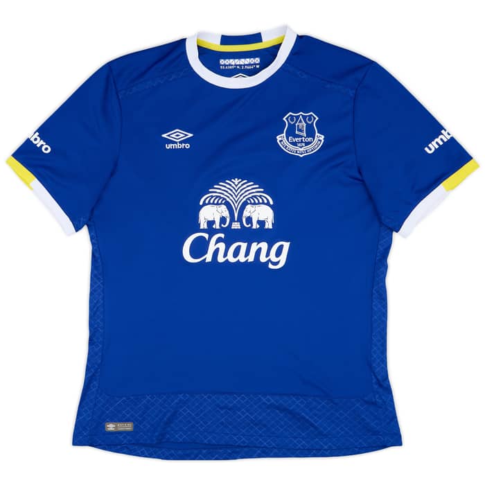 2016-17 Everton Home Shirt Baines #3 - 8/10 - (L)
