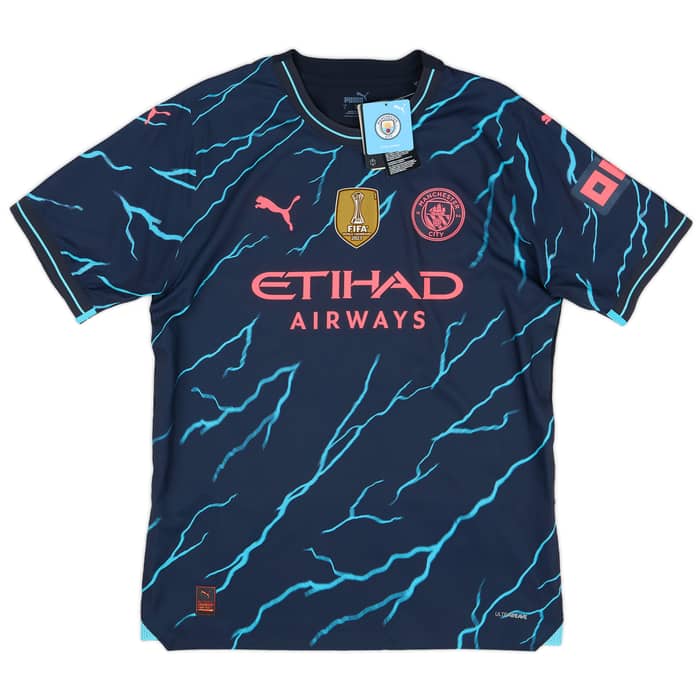 2023-24 Manchester City Player Issue Third European Shirt Foden #47