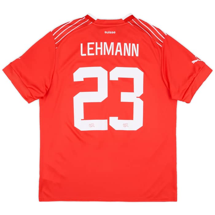 2022-23 Switzerland Women's Home Shirt Lehmann #23 (Unisex fit)