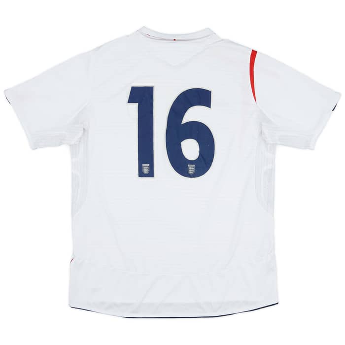2005-07 England Home Shirt #16 - 6/10 - (XL)