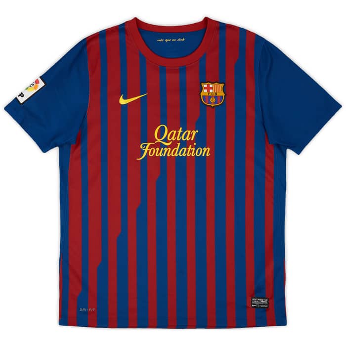 2011-12 Barcelona Home Shirt - 8/10 - (XL.Boys)