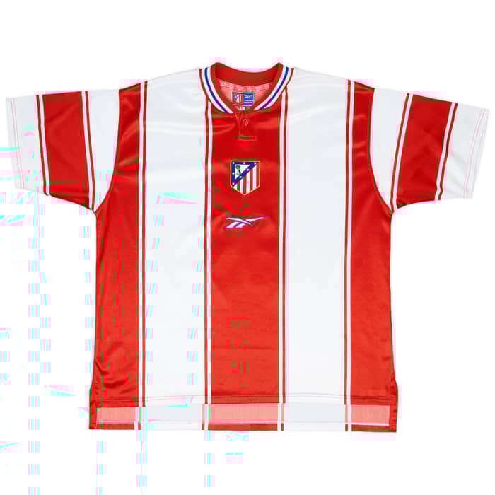 1999-00 Atletico Madrid Home Shirt Solari #9 - 8/10 - (XL)
