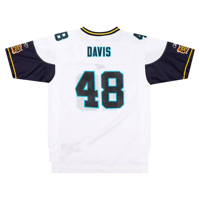 2004 Super Bowl XXXVIII Davis #48 Reebok Jersey Y