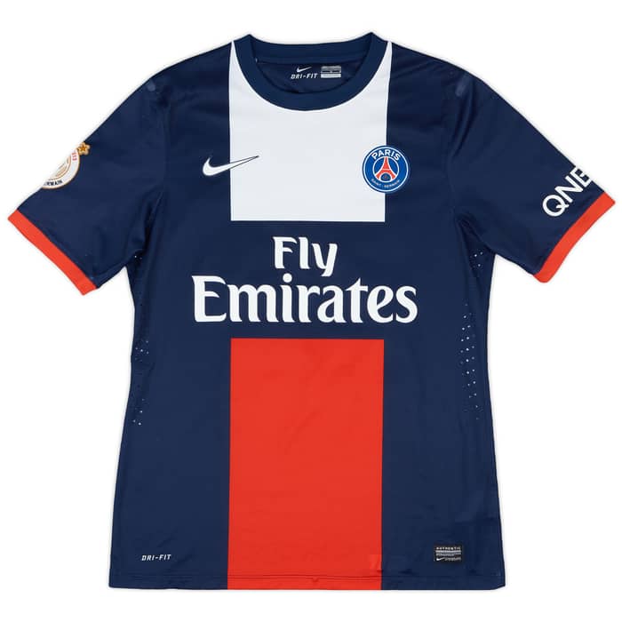 2013-14 Paris Saint-Germain Player Issue Home Shirt Lavezzi #22 - 7/10 - (L)