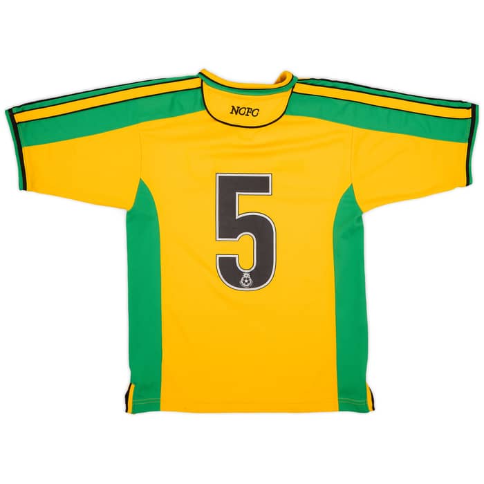 2003-05 Norwich Home Shirt #5 - 8/10 - (XL.Boys)