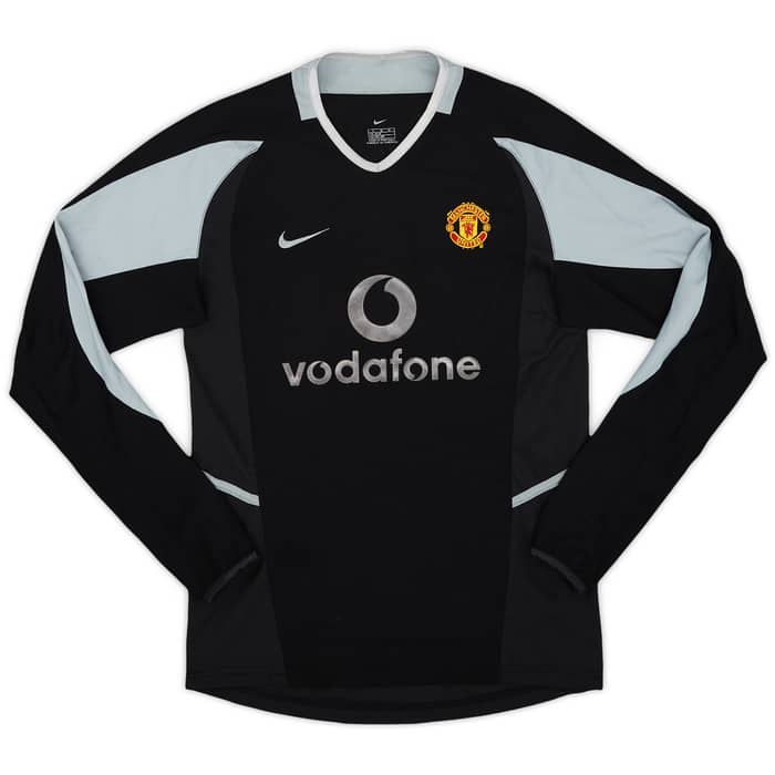 2002-04 Manchester United GK Shirt Barthez #1 - 8/10 - (L.Boys)